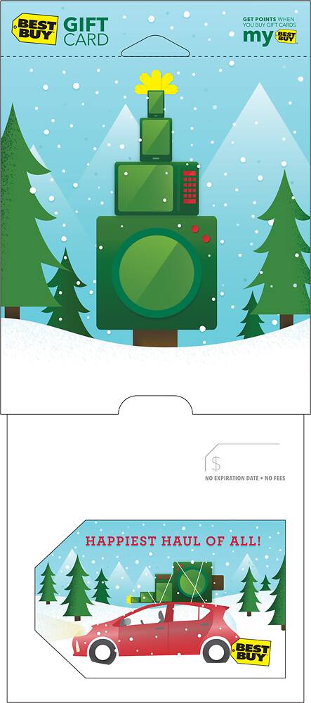 Front. Best Buy® - $200 Happiest Haul Holiday Gift Card.