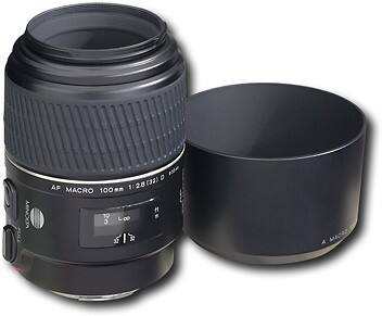 Angle Standard. Minolta - Maxxum Macro 100 Autofocus Lens.