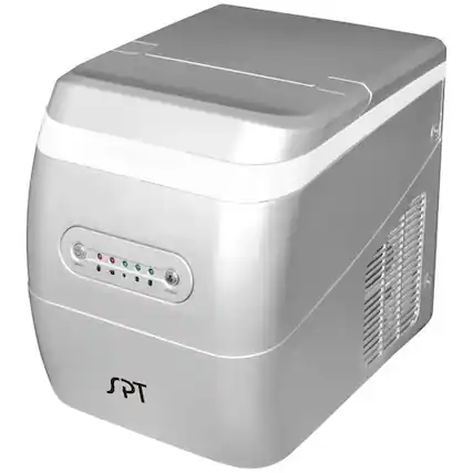 Front. SPT - SPT: Portable Ice Maker - Silver.