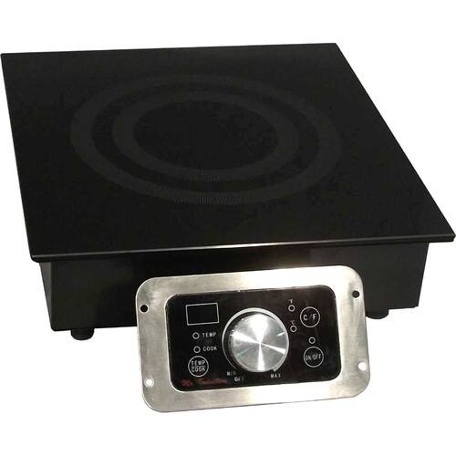 Front Standard. Mr. Induction - Mr. Induction: 1800W Built-In Commercial Range - Black.