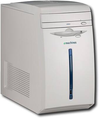 Angle Standard. eMachines - Desktop with Intel® Celeron® Processor 1.0GHz.