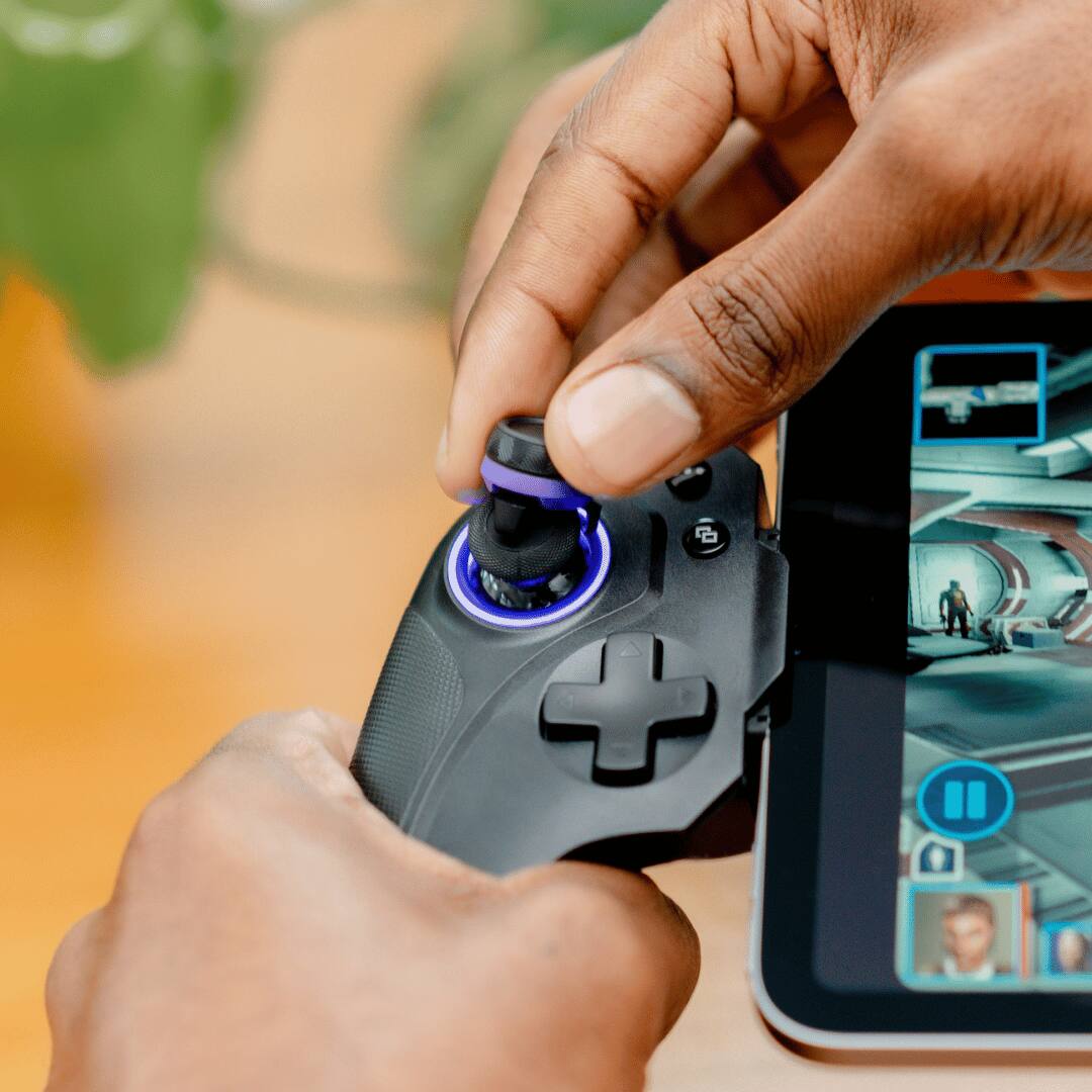 Alt View 4. ELO - ELO - Ascend Pro Gaming Thumbsticks for PlayStation 5, Xbox & Nintendo Switch 2 Pro Controller, Dual-Rise - Black - Black.