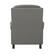 Alt View 15. ProLounger - Lehnor Chenille Push Back Recliner Chair - Warm Gray.