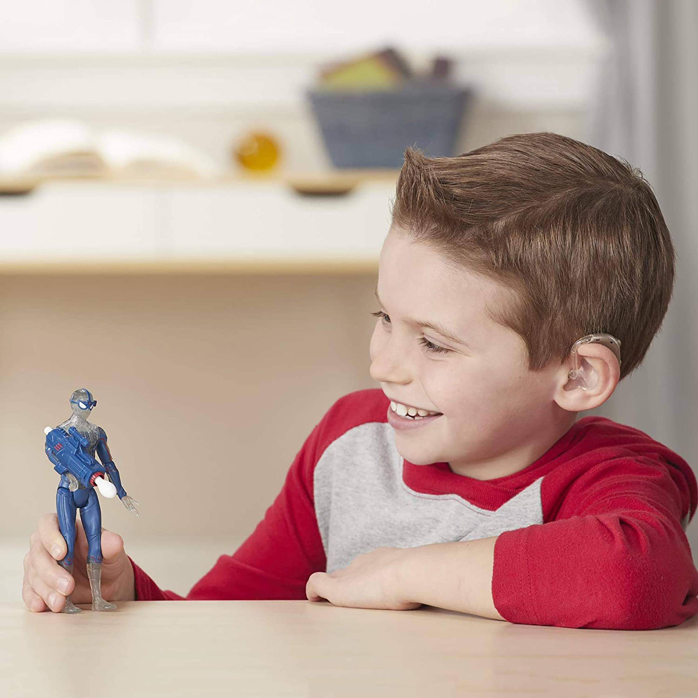 Alt View 2. Marvel - Marvel Spider-Man Far From Home 6 Inch Action Figure | Under Cover Spider-Man - Red.