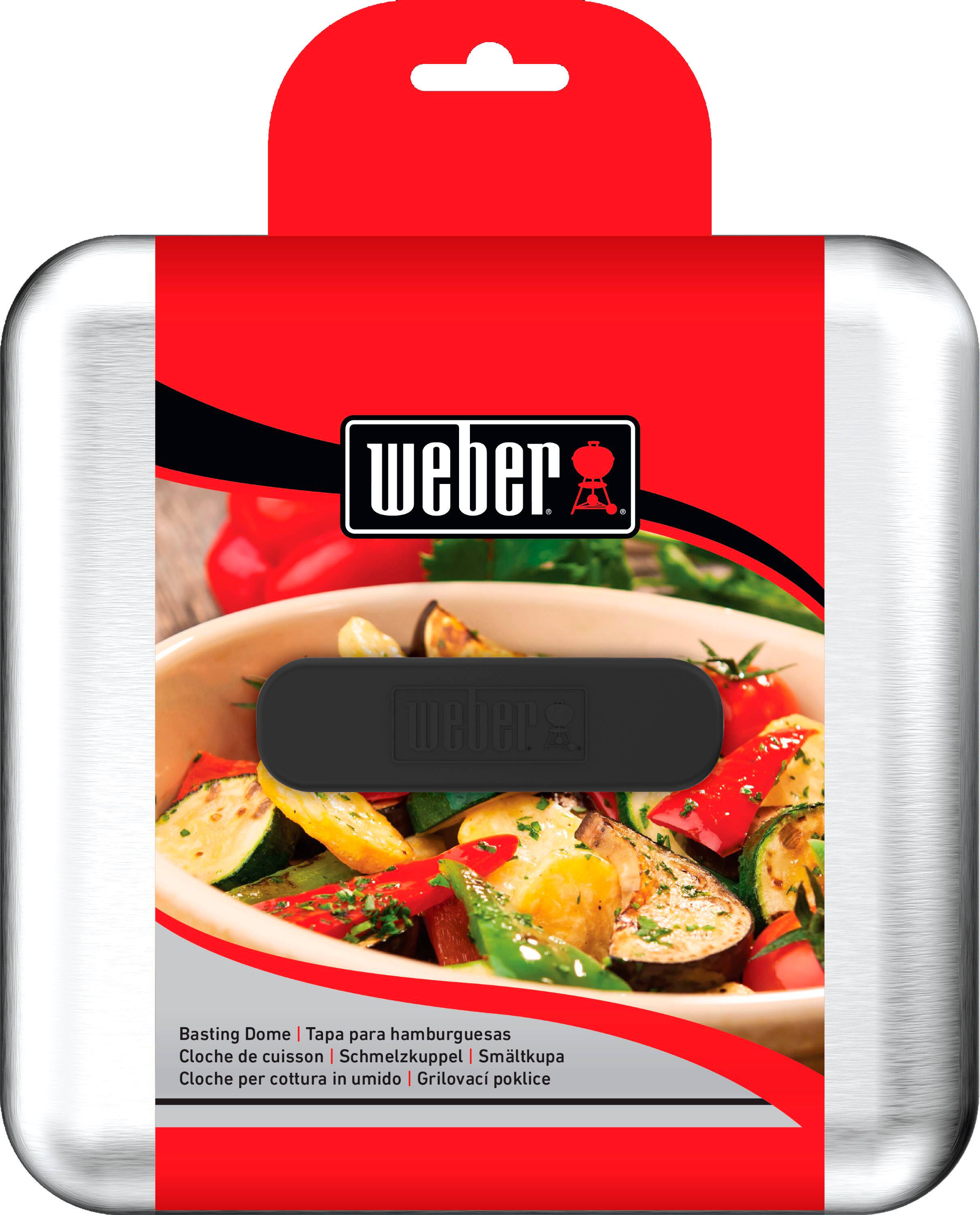 Weber Basting Dome | Tapa para hamburguesas | Cloche de cuisson | Schmelzkuppel | Smltkupa | Cloche per cottura in umido | Grilovaci poklice