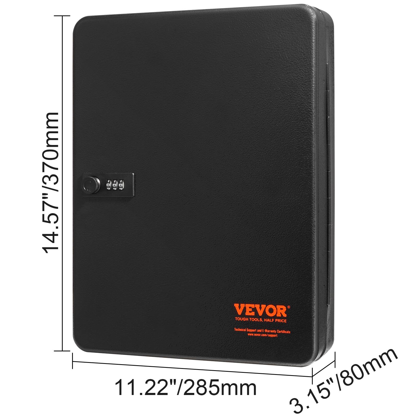 14.57"/370mm  
11.22"/285mm  
3.15"/80mm  
5mm  

VEVOR  
TOUGH TOOLS. HALF PRICE  
Technical Support and Warranty Certificate  
www.vevor.com/support  

www.can/seppent - ppe