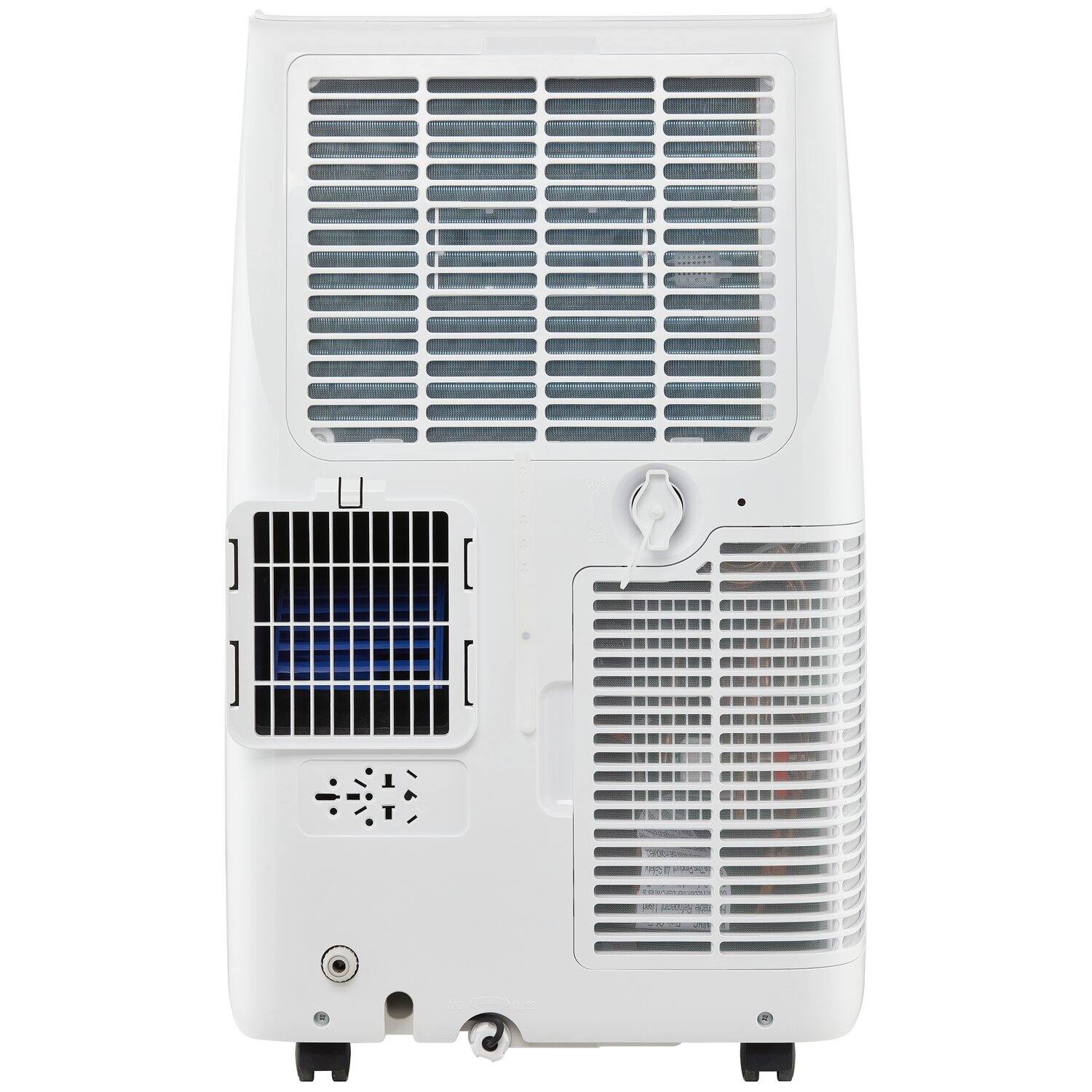 Alt View 9. LG - 450 Sq. Ft. 10,200 BTU DOE Smart Portable Air Conditioner with Supplemental Heater - White.