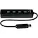 Front. StarTech.com - 4-Port USB 3.0 Hub - Black.