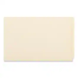 Universal - Deluxe Reinforced End Tab Folders, Straight Tabs, Legal Size, 0.75" Expansion, Manila, 100/Box
