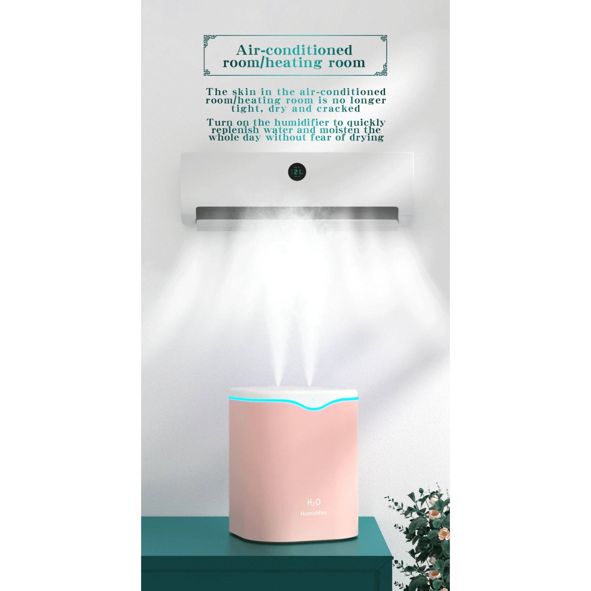 Air-conditioned room/heating room

The skin in the air-conditioned room/heating room is no longer tight, dry, and cracked. Turn on the humidifier to quickly replenish water and moisten the whole day without fear of drying.

H2O Humidifier