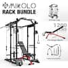 MIKOLLO RACK BUNDLE
K6 Power Cage
1200 LBS WEIGHT CAPACITY
FID Weight Bench
Cable Accessories