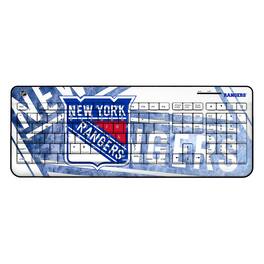 Keyscaper - New York Rangers Ice Tilt Wireless Keyboard - Multicolor