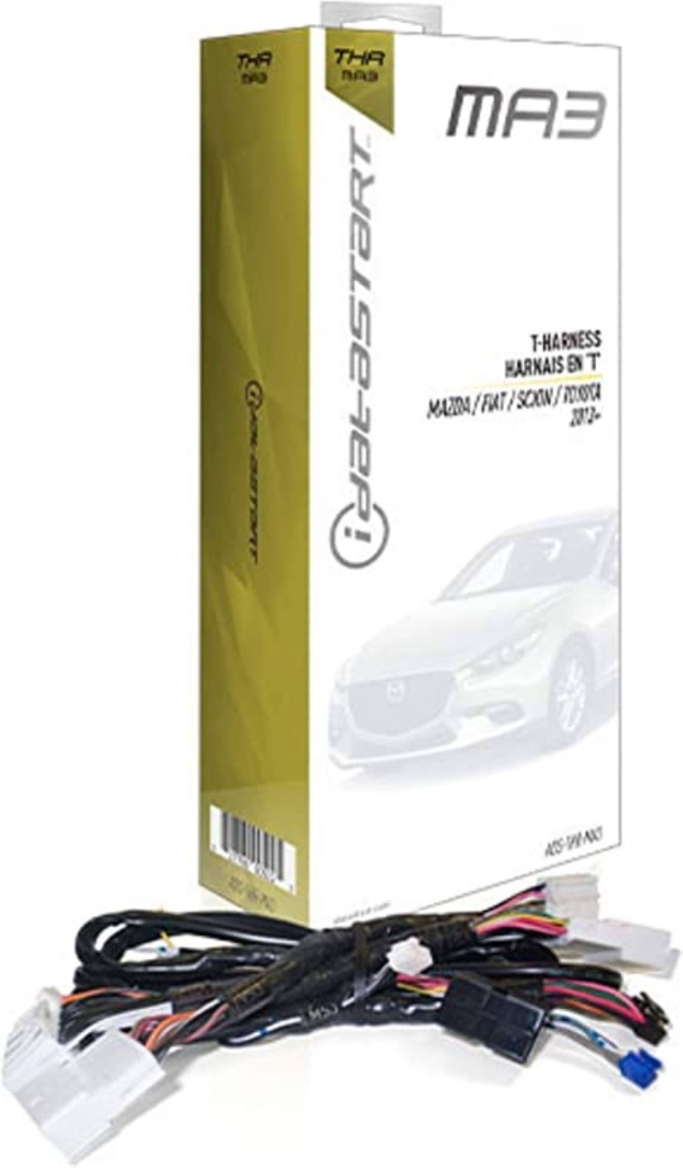 Angle. iDatalink - T-harness For Select Fiat, Mazda, Scion and Toyota Vehicles - Black.