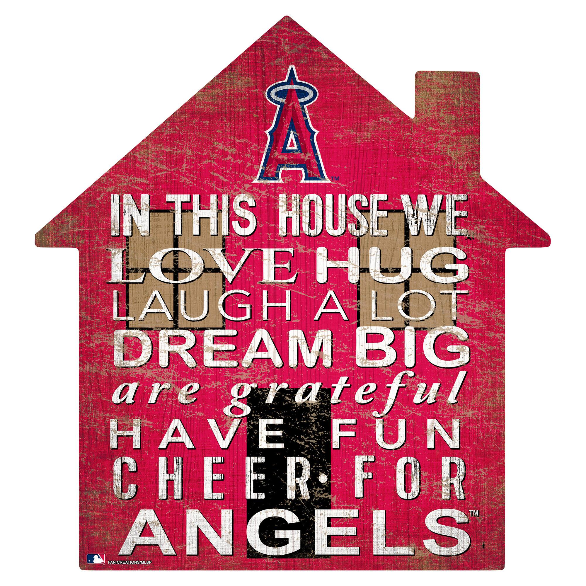Los Angeles Angels 12'' Team House Sign