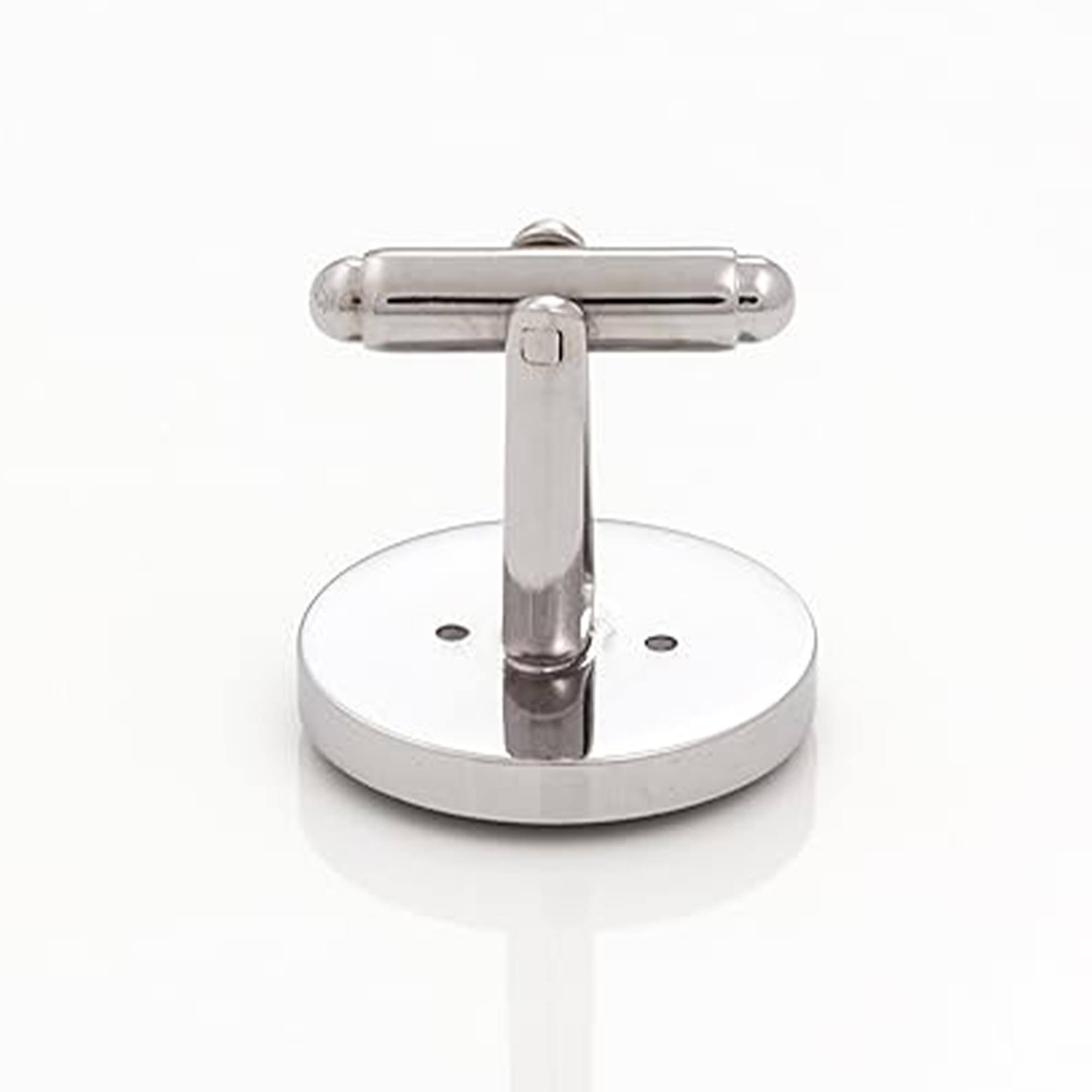 Alt View 2. Rubber Road - PlayStation PS1 Controller Cufflinks Grey - Silver.