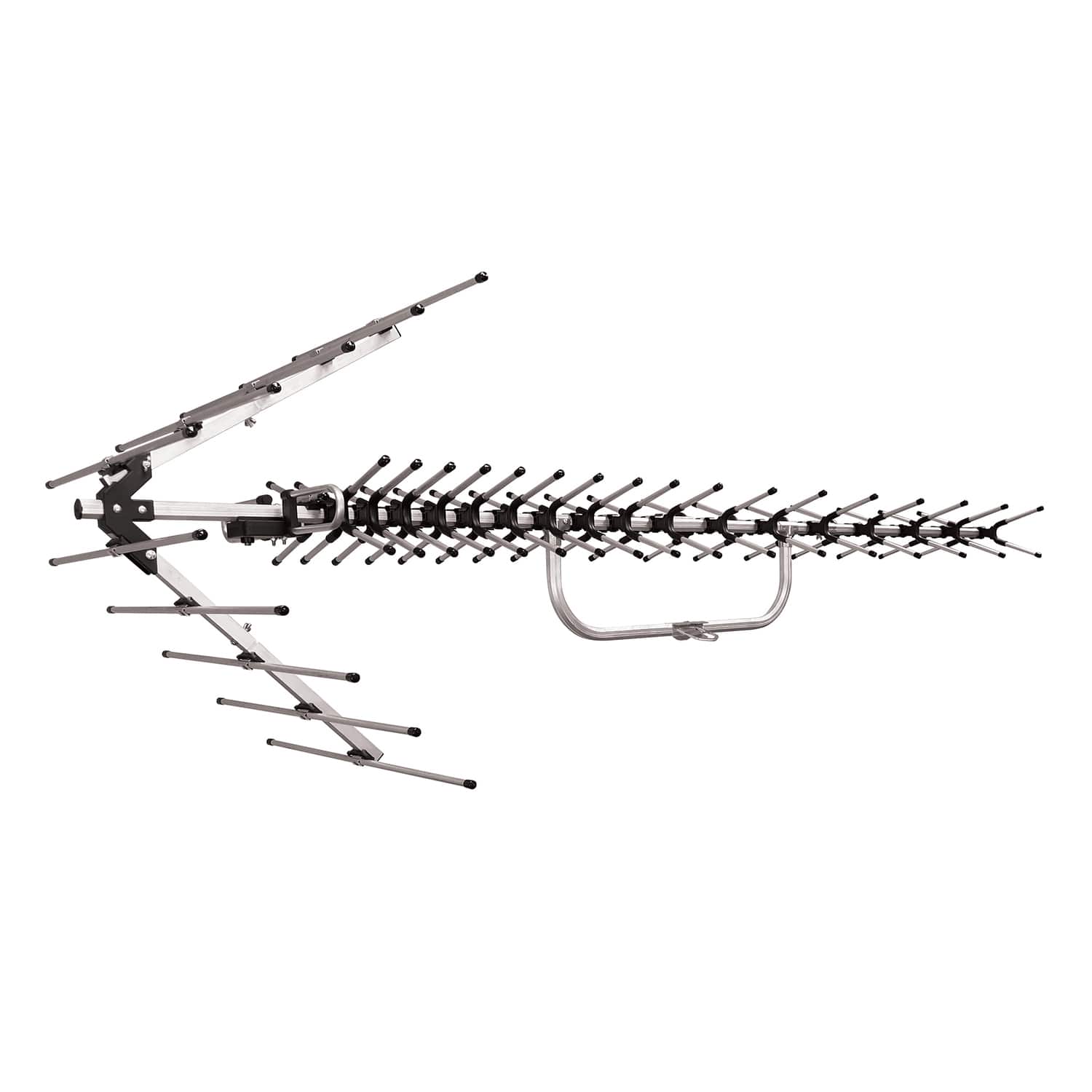 Antennas Direct - GOLIATH Unidirectional Long-Range UHF Attic Outdoor HDTV Antenna, 70+ Mile Range - Silver