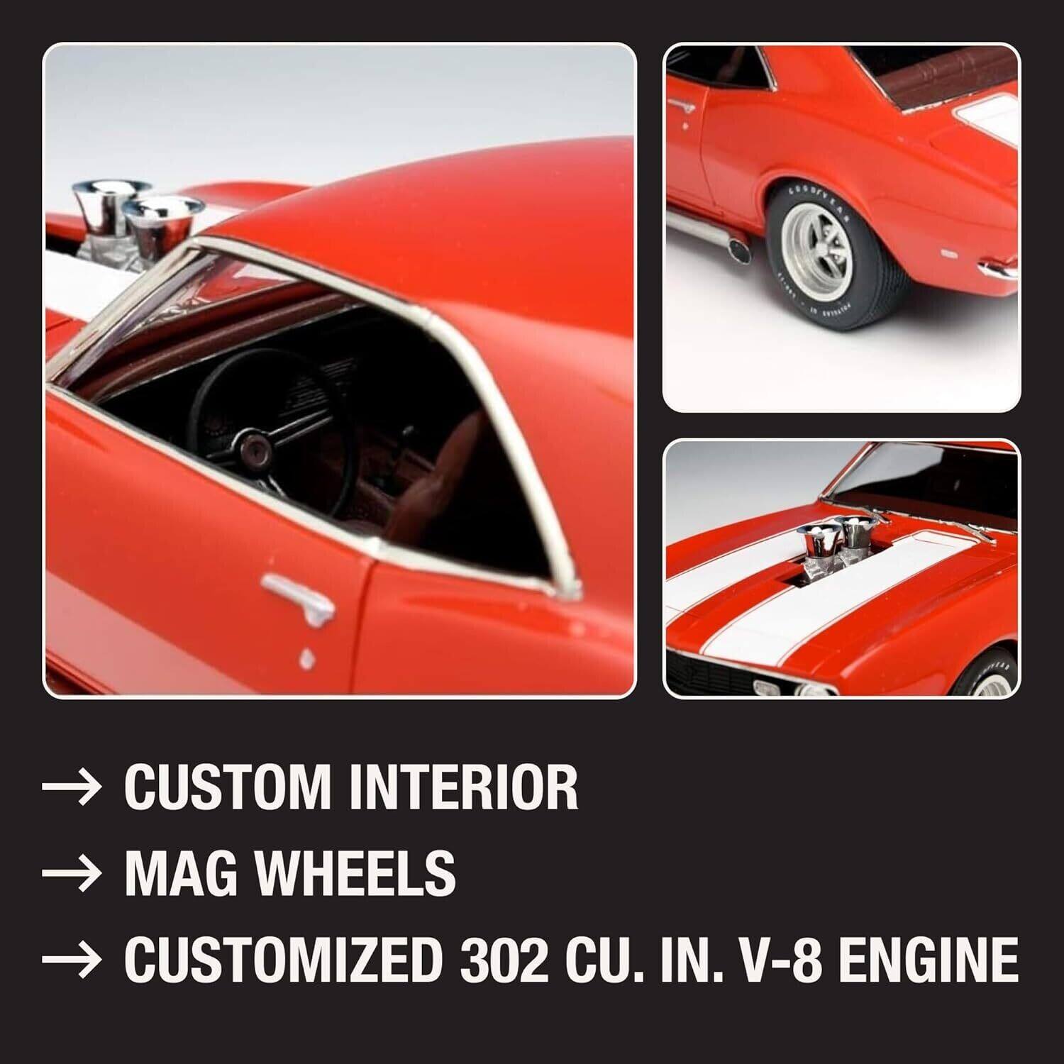 - CUSTOM INTERIOR
- MAG WHEELS
- CUSTOMIZED 302 CU. IN. V-8 ENGINE