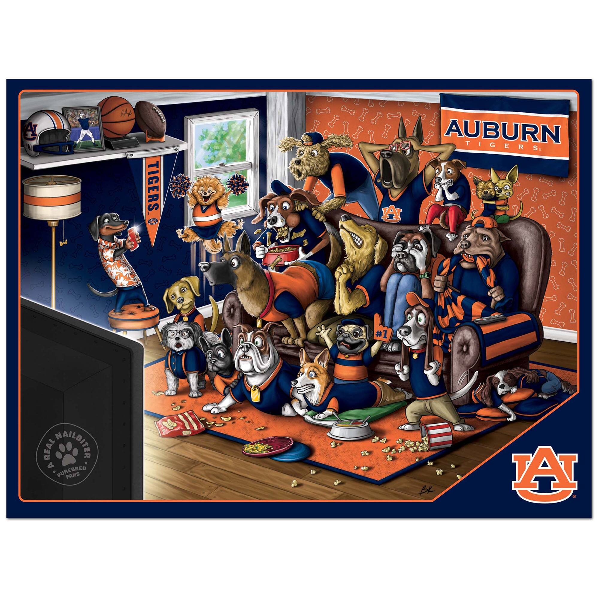 AUBURN TIGERS - #1  
REAL NAILBITER  
AUBURN TIGERS FANS