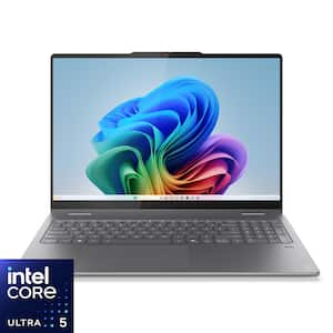 Lenovo - Yoga 7i 2-in-1 - Copilot+ PC - 16" 2K Touchscreen Laptop - Intel Core Ultra 5 Processor 2024 - 16GB Memory - 512GB SSD - Luna Grey