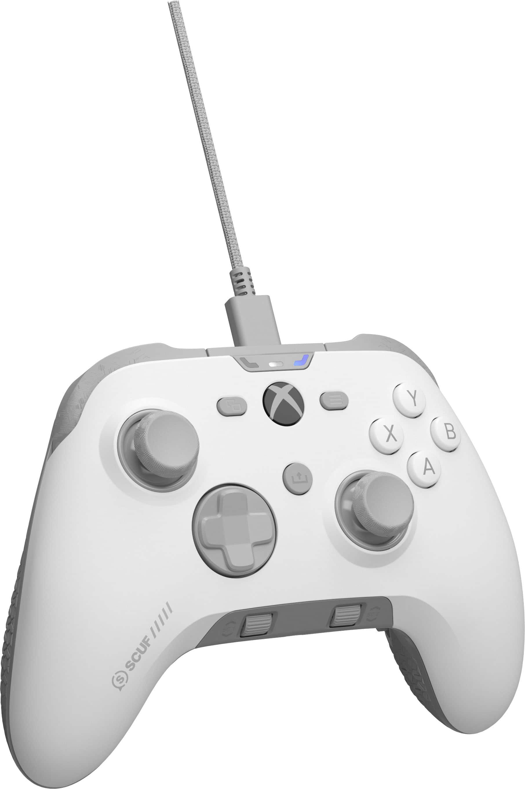 The text on the image reads "SCUF INSPIRED XBOX ONE WIRELESS CONTROLLER."