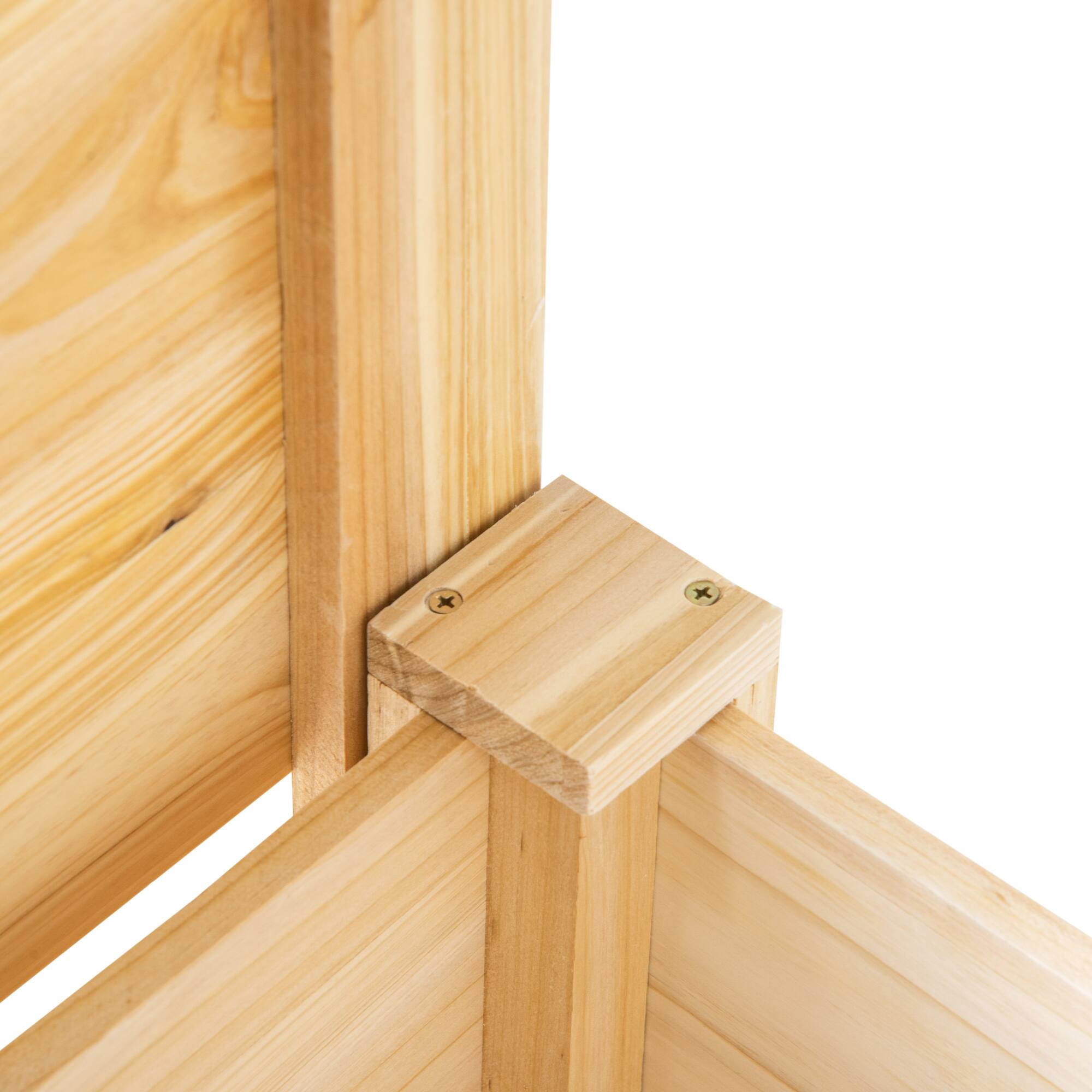 Alt View 4. Outsunny - Outsunny Raised Garden Bed Set of 3, Wooden Elevated Planter Box with Legs and Bed Liner - Natural Wood.