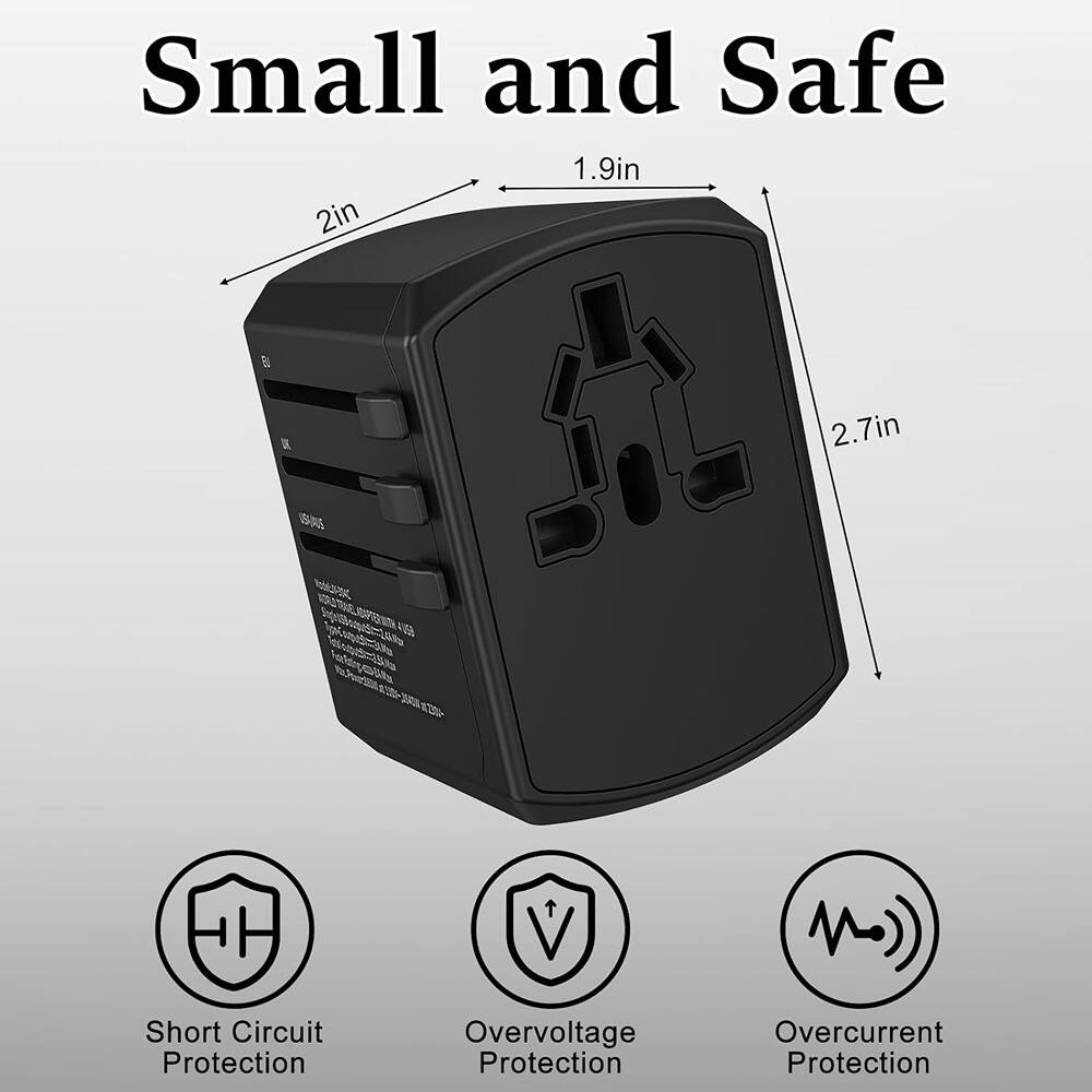 Small and Safe

1.9in 2in 2.7in

Short Circuit Protection
Overvoltage Protection
Overcurrent Protection