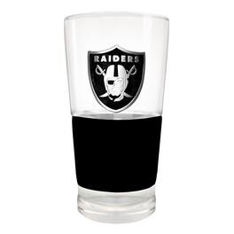 Great American Products - Las Vegas Raiders 22oz. Pilsner Glass with Silicone Grip - Black