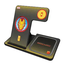 Keyscaper - Marvel Grid 3 in 1 Charging Station - Iron Man