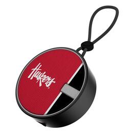 Keyscaper - Nebraska Huskers Logo Waterproof Bluetooth Speaker - Multicolor
