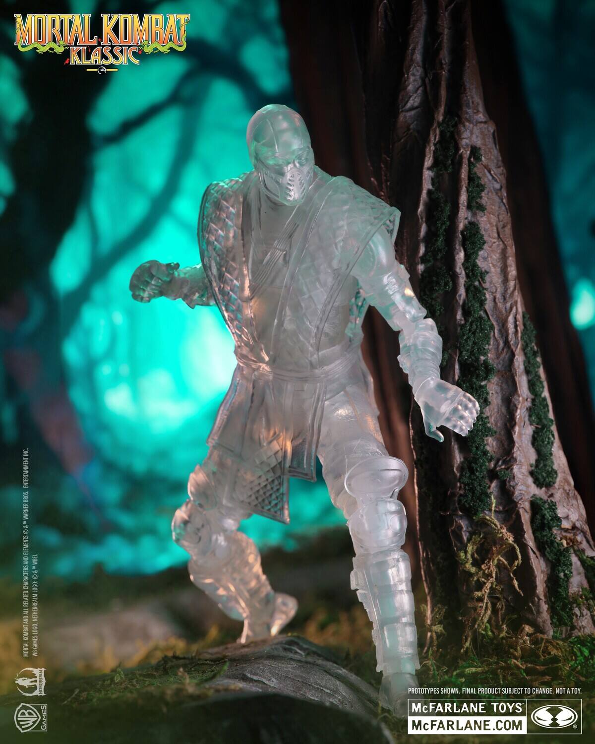 MORTAL KOMBAT KLASSIC INC ENTERTAINMENT SON WARNE E - ELEMENIS AND a 1 CHARACTERS e 0G0 RELATED ONY ALL NLTHERREALM KOMBAI 10G8 GAMES MORTA GAMES PROTOTYPES SHOWN FINAL PRODUCT SUBJECT TO CHANGE NOT A TOY. McFARLANE TOYS McFARLANE.COM
