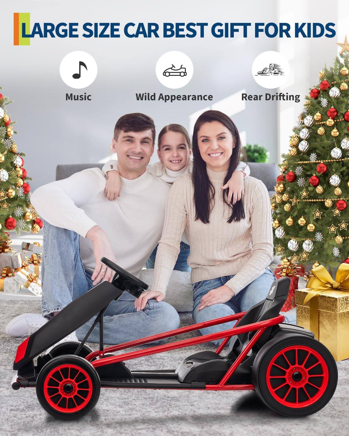 LARGE SIZE CAR BEST GIFT FOR KIDS

- Music
- Wild Appearance
- Rear Drifting