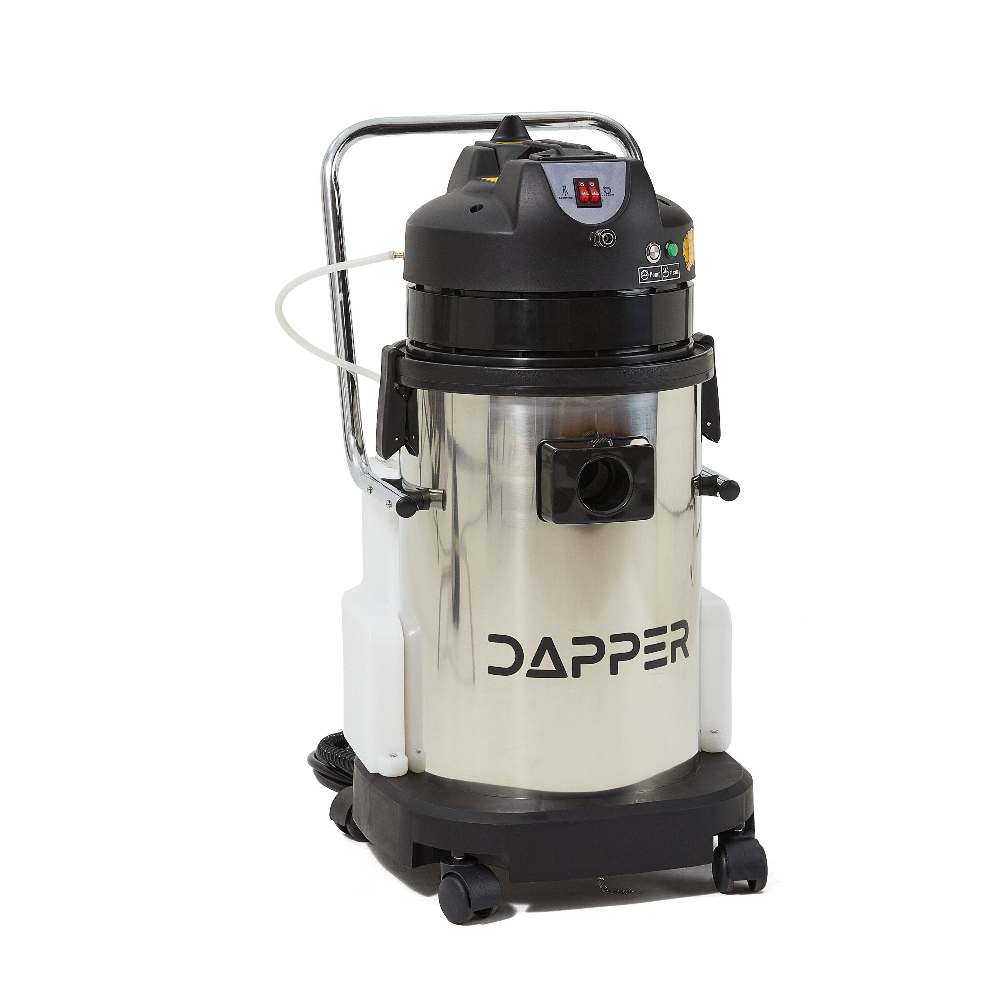Alt View 7. Dapper Supply - Commercial 5-in-1 Wet/Dry Vacuum Steam Cleaner, Carpet Extractor, 100 PSI, 176F Steam, 8 Gal Tank, 2-Year Warranty - Gray.