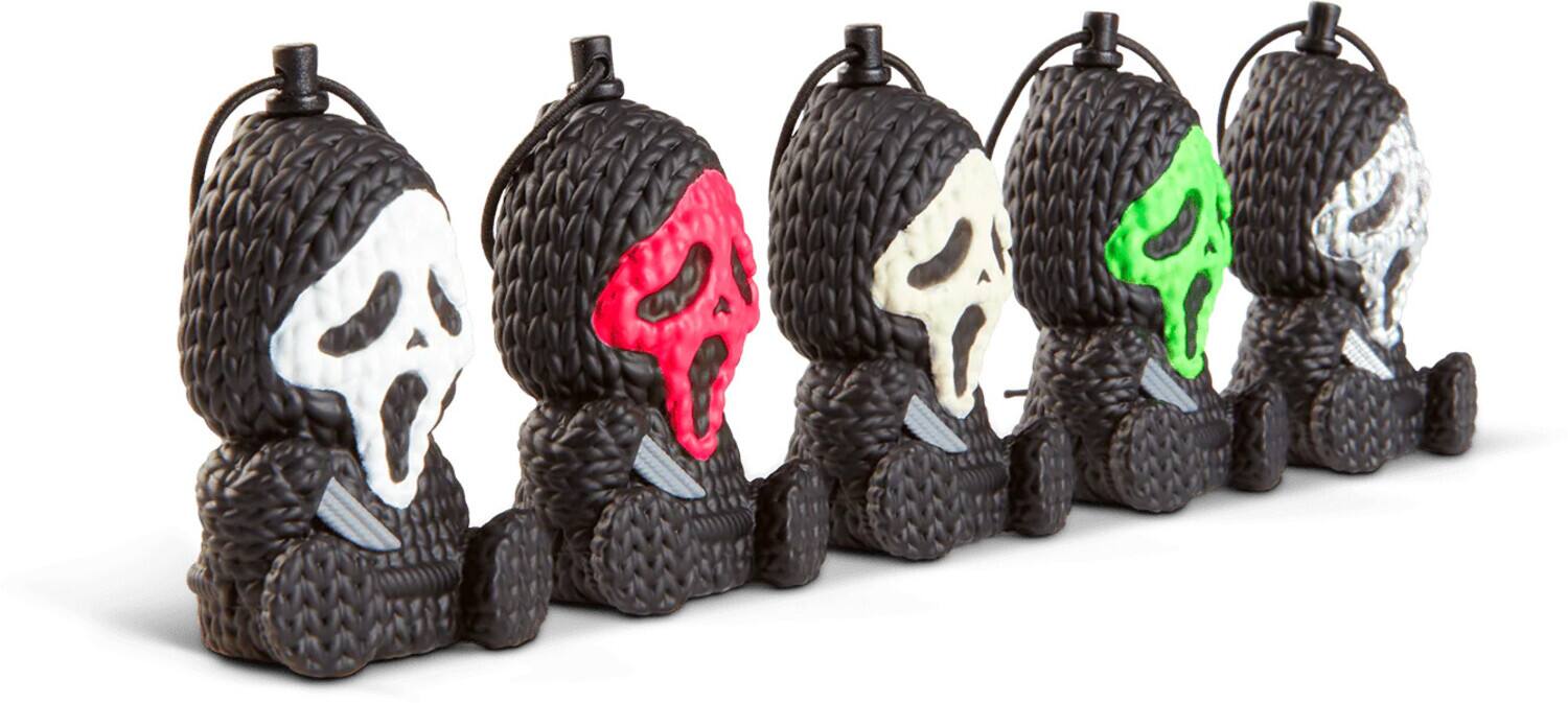 Alt View 3. Handmade by Robots - Handmade by Robots - Ghost Face Set #001 (1.75” Micro Charms 5-Pack)   - Collectibles - Multicolor.