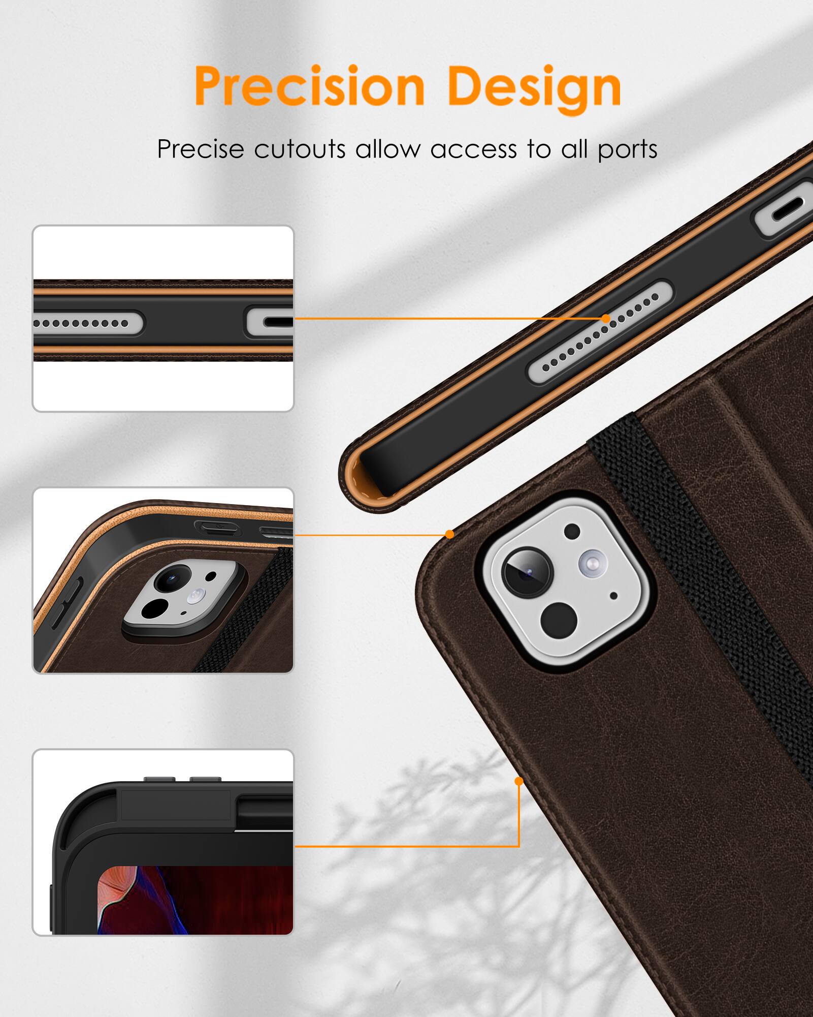 Precision Design  
Precise cutouts allow access to all ports