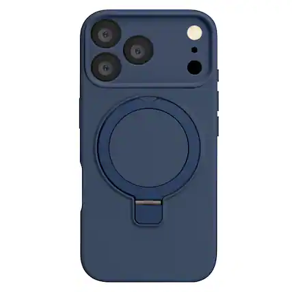 Front. SaharaCase - Apple iPhone 17 Pro Max Kickstand Case | Compatible with Magsafe | Smooth Silicone | Venture Series - Night Sky Blue.