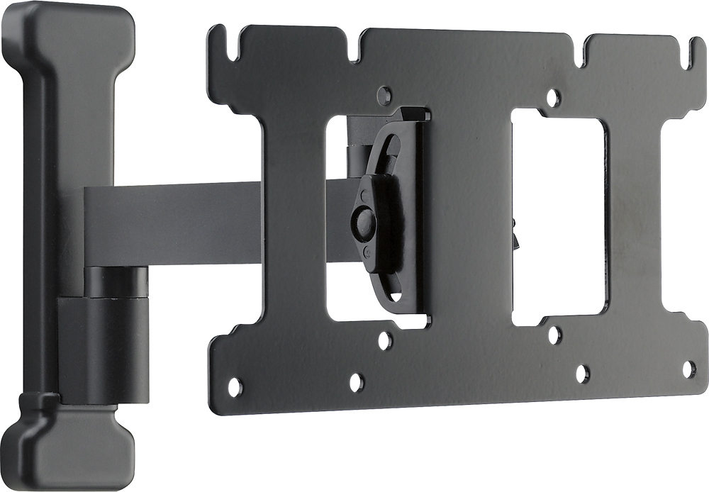 Angle View: Sanus - Full-Motion TV Wall Mount for Most 13" - 26" Flat-Panel TVs - Extends 7.3" - Black