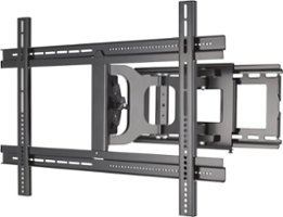 Sanus - Full-Motion TV Wall Mount for Most 47" - 70" Flat-Panel TVs - Extends 14" - Black - Front_Zoom