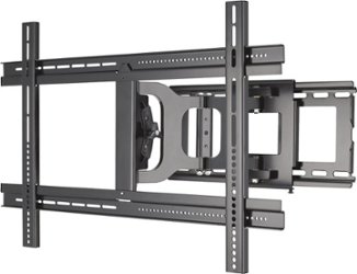 Sanus - Full-Motion TV Wall Mount for Most 47" - 70" Flat-Panel TVs - Extends 14" - Black - Front_Zoom