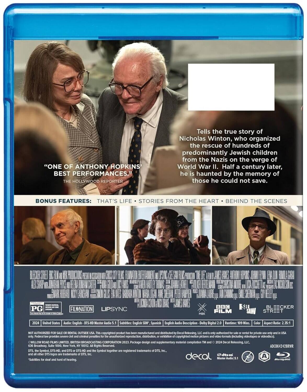 Alt View 1. One Life   - BLU-RAY.