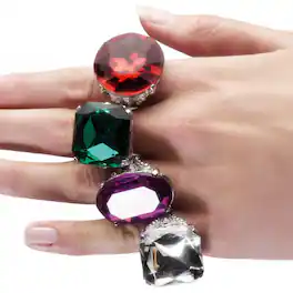 Smiffys - Ring Costume Accessory - Multi-Colored