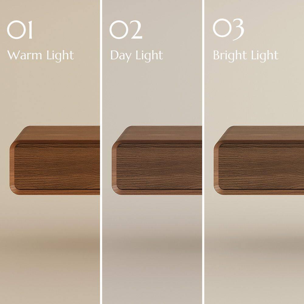 01 Warm Light  
02 Day Light  
03 Bright Light