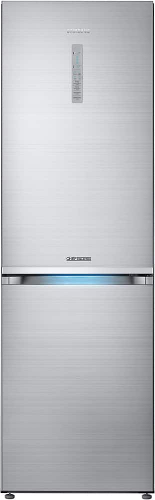 Front. Samsung - Chef Collection 12.2 Cu. Ft. Counter-Depth Refrigerator.