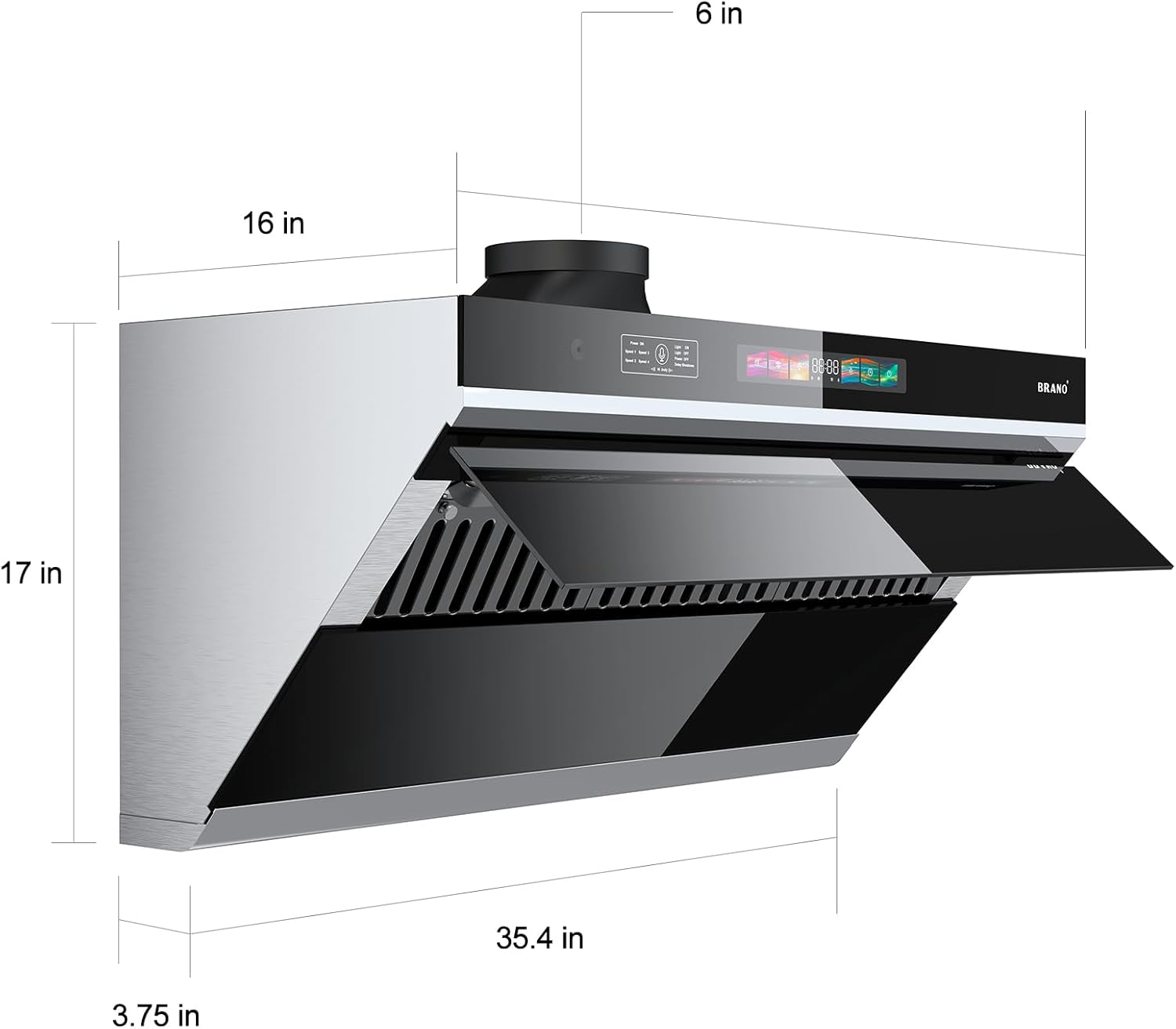 6 in  
16 in  
17 in  
35.4 in  
3.75 in