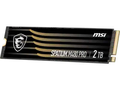 MSI SSD SPATIUM M480 PRO PCIe 4.0 NVMe M.2 2TB Internal Solid MSI SSD SPATIUM M480 PRO PCIe 4.0 NVMe M.2 2TB Internal Solid