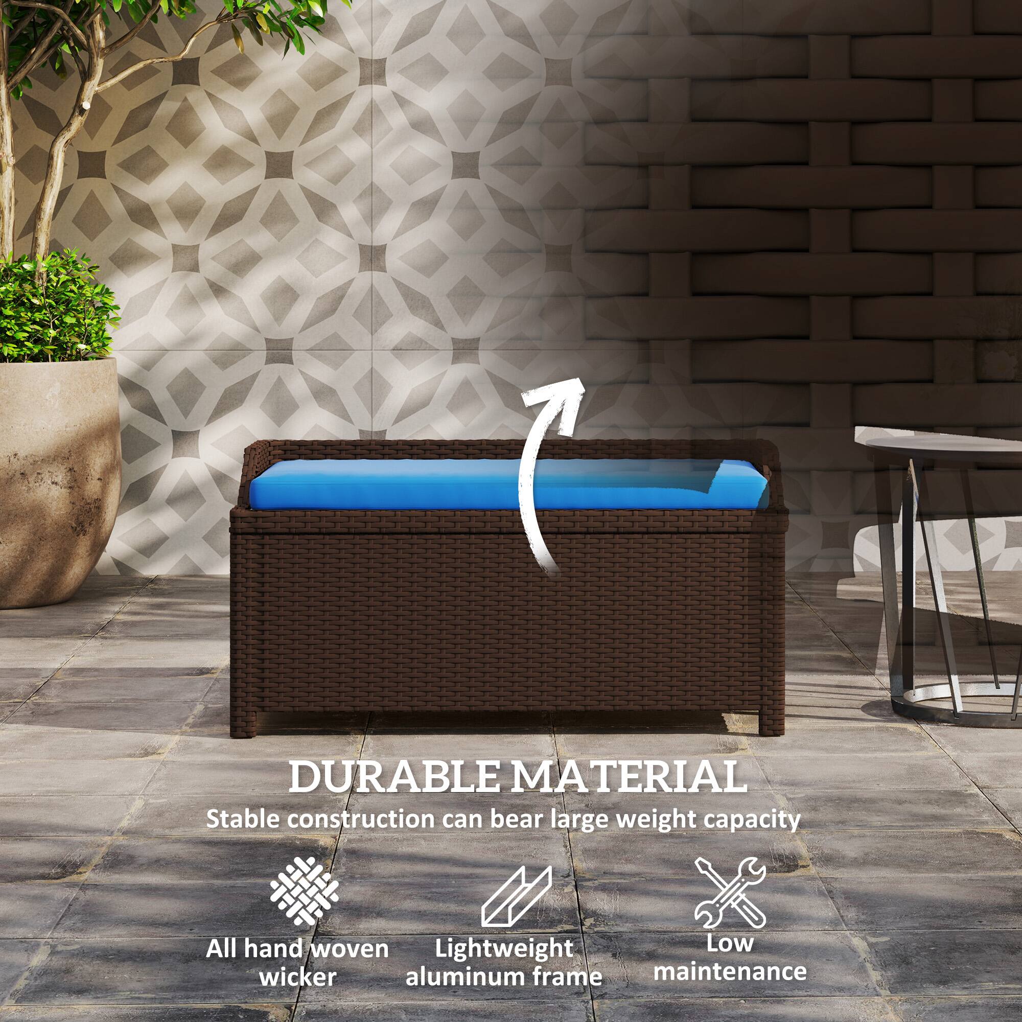 DURABLE MATERIAL
Stable construction can bear large weight capacity
All hand woven wicker
Lightweight aluminum frame
Low maintenance