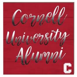 Jardine - Cornell Big 10" x 10" Alumni Plaque - Red