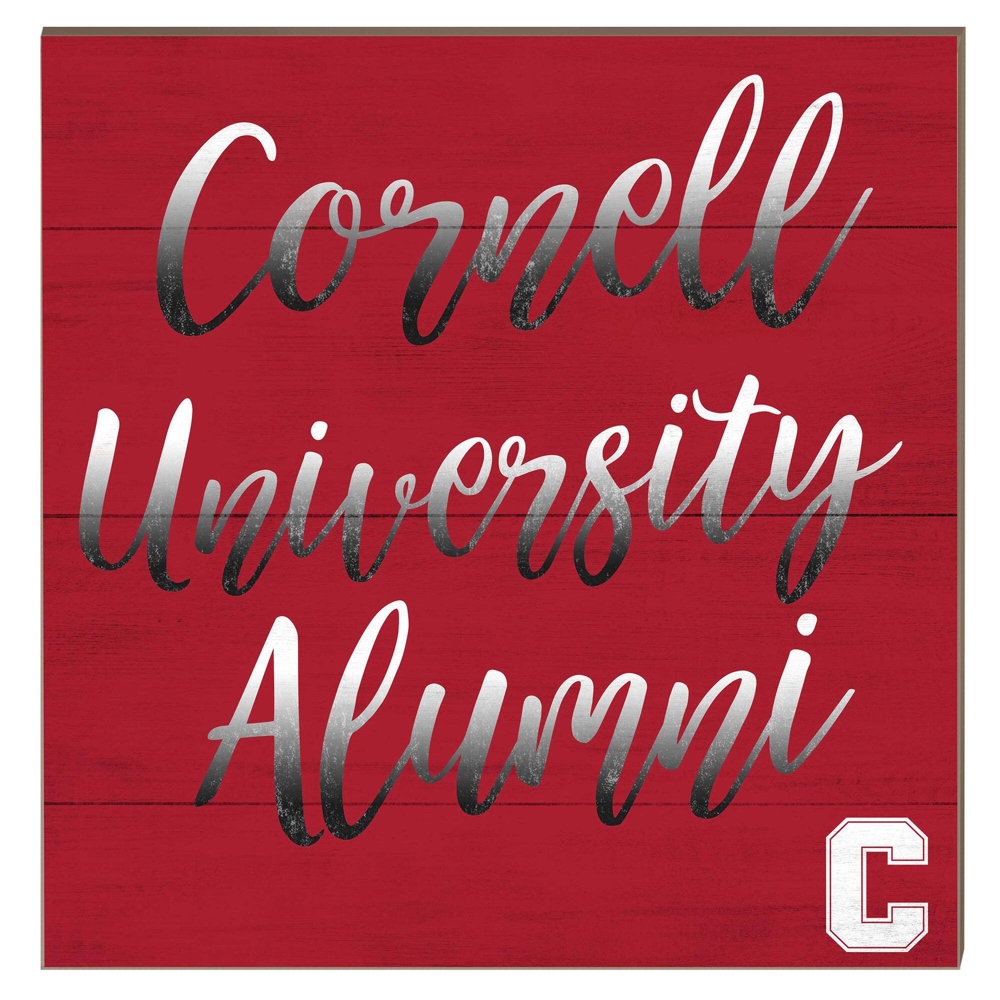 Cornell Big Red 10" x 10" Alumni Plaque