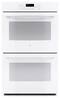 GE - 30" Built-In Double Electric Convection Wall Oven - White-Front_Standard