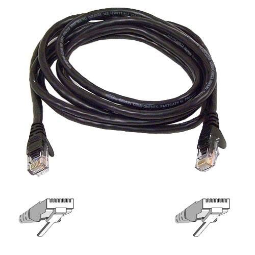 Best Buy Belkin FastCAT Cat. 5e Patch Cable Black A3L850100BLKS
