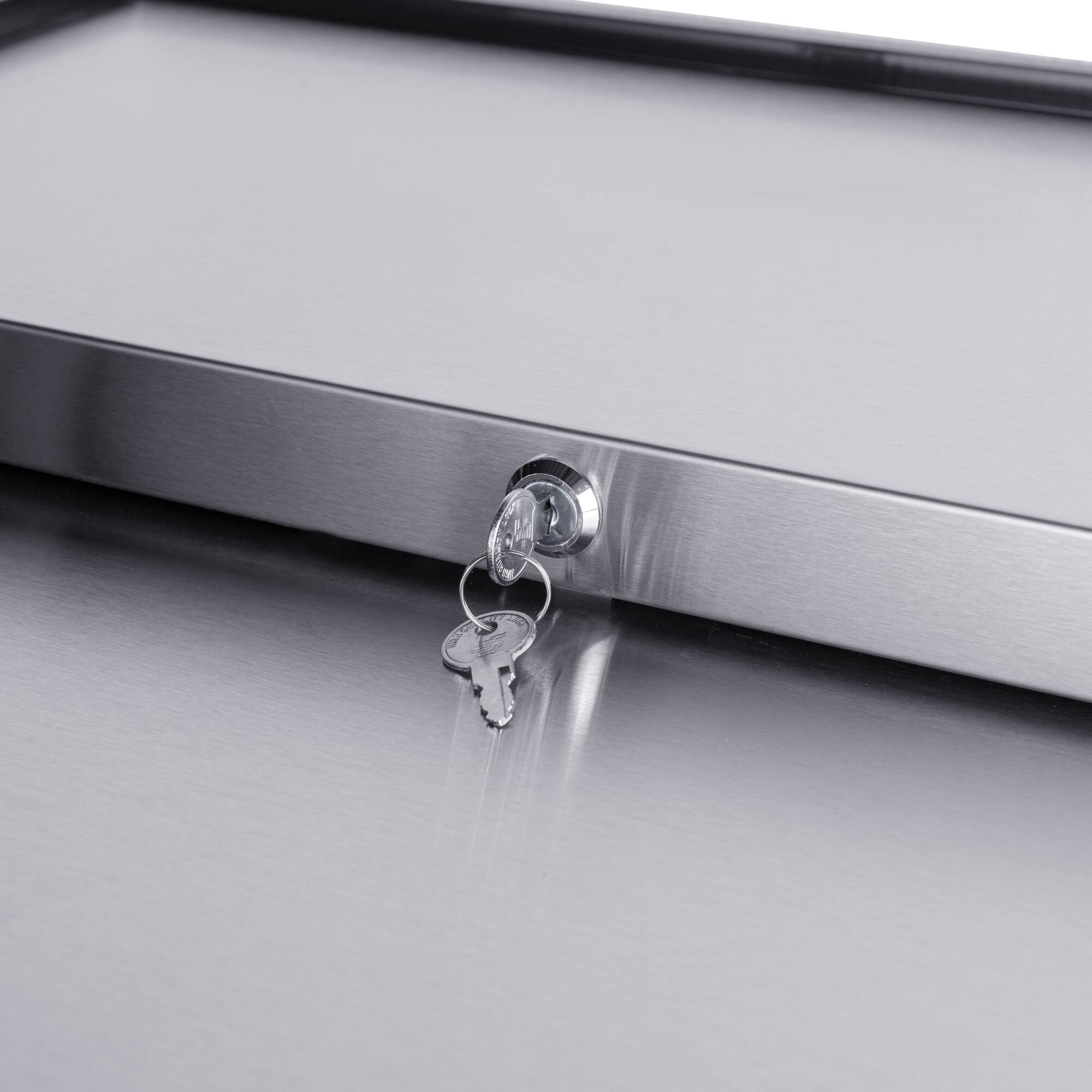 Alt View 6. Koolmore - 50 in. Commercial Glass Froster in Stainless Steel, ETL Listed, 14 cu. ft. (KM-GF50-SS) - Stainless steel.